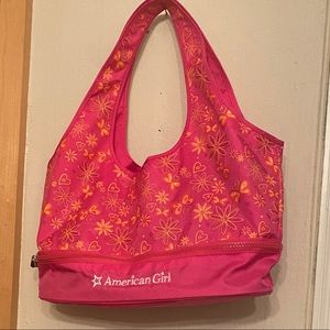 American Girl boutique and bistro Flower tote
